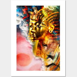 The Boy King and His Lion King Tut and the Universe Posters and Art